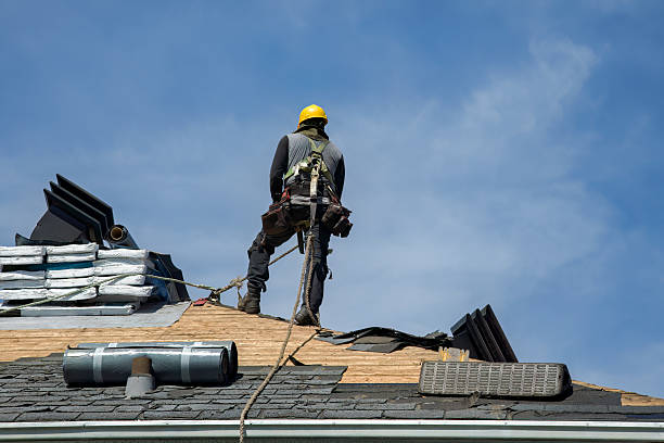 Professional Gutter Installation technician working in Charleroi, PA